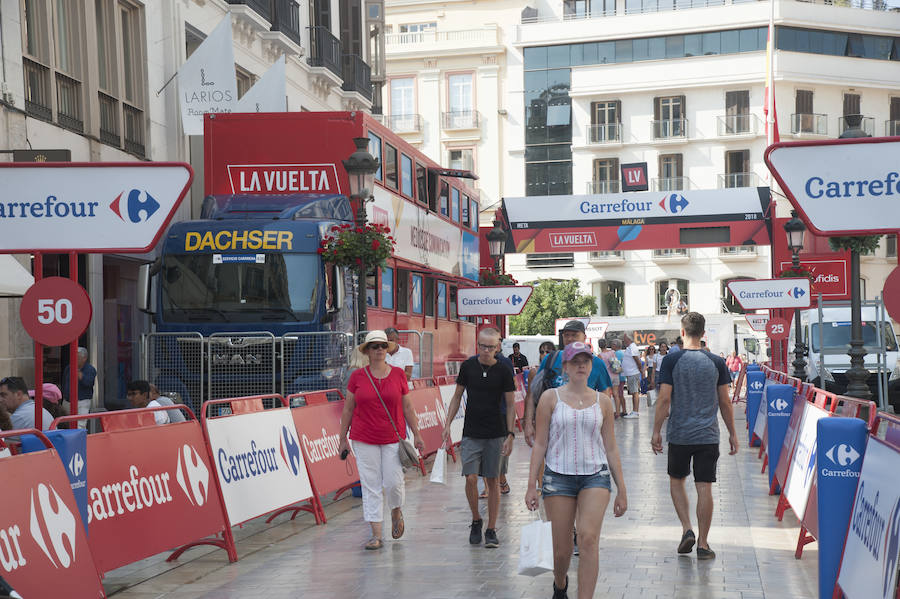 Fotos: Así se prepara Málaga para recibir La Vuelta a España