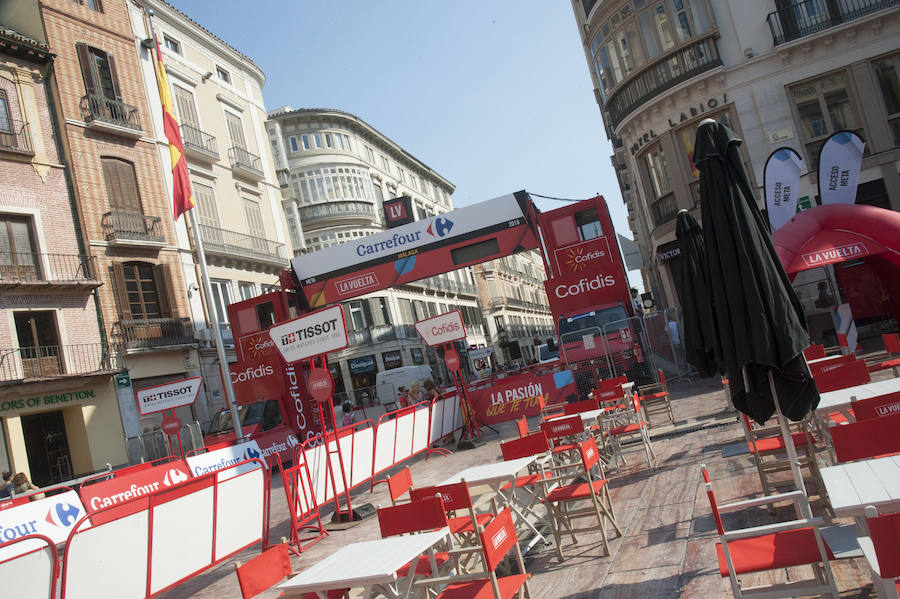 Fotos: Así se prepara Málaga para recibir La Vuelta a España