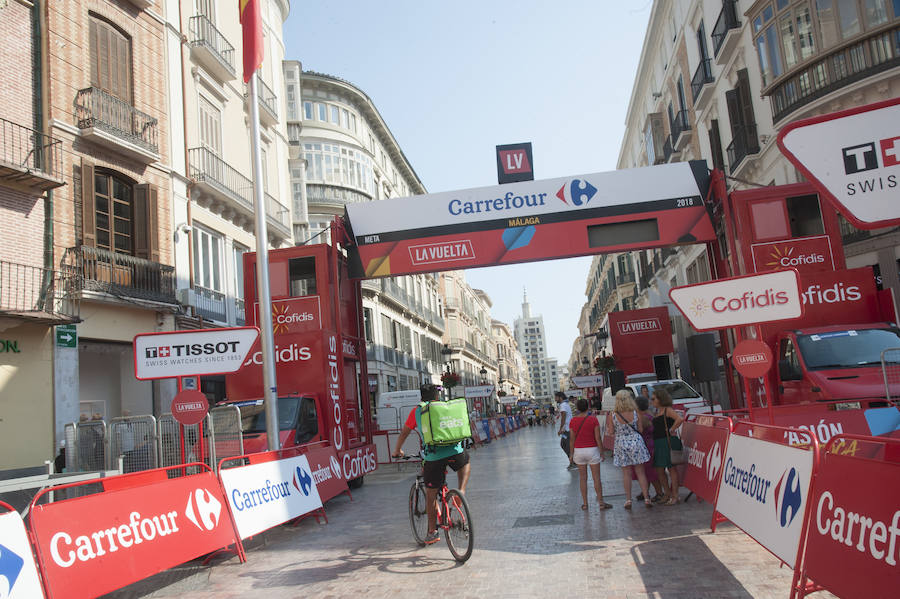 Fotos: Así se prepara Málaga para recibir La Vuelta a España