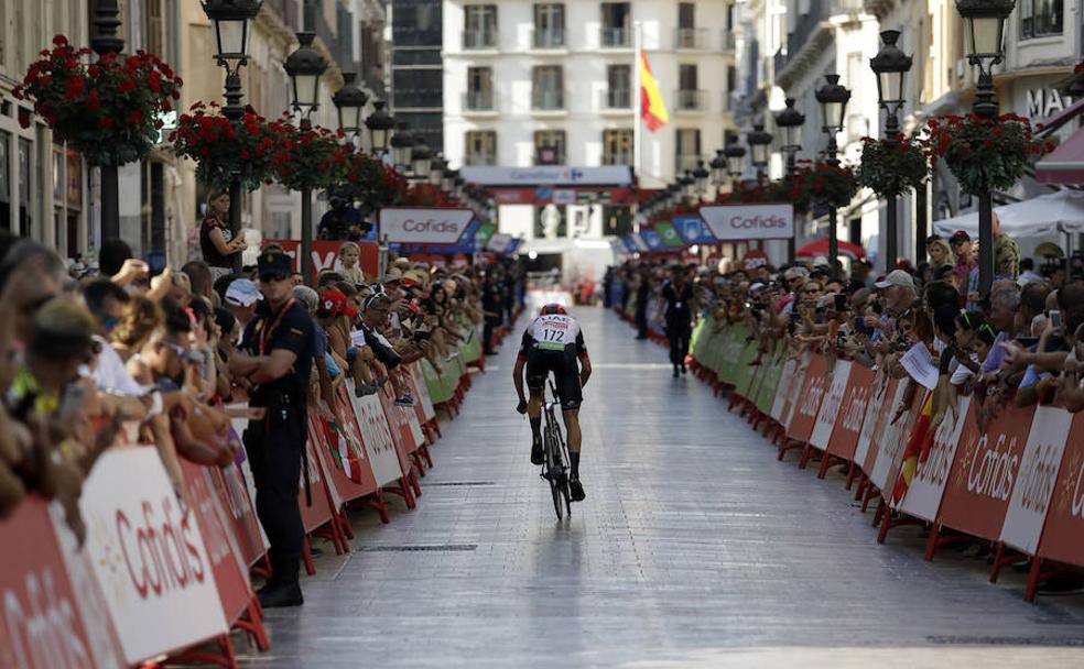 El noruego Sven Erik Bystrom, en calle Larios. 