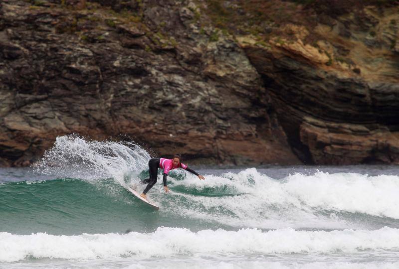 Se trata de imágenes de la competición absoluta del 'Pull&Bear Pantín Classic Galicia Pro', que se celebra en la playa de Pantín, en Valdoviño (A Coruña)