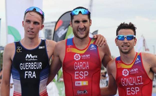 Guerbeur, García y González, este sábado en Valencia.