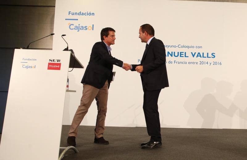 El desayuno-coloquio en colaboración con la Fundación Cajasol se celebró en el Hotel Barceló