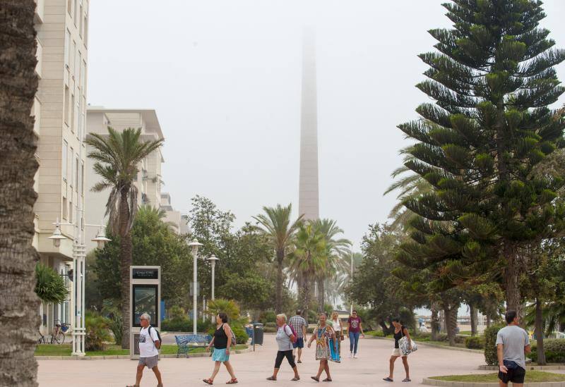 También se llama boria o niebla de advección, y se produce por una diferencia de notable entre la temperatura del agua del mar y la del aire