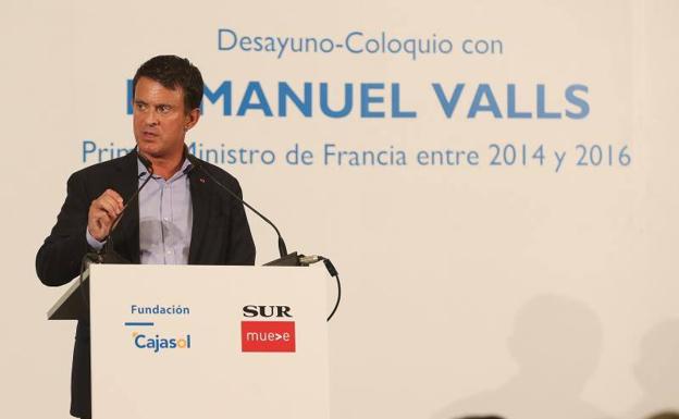 Manuel Valls, en un momento del foro.