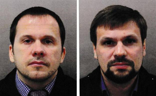 Los sospechosos de envenenar al exespía ruso Serguéi Skripal.