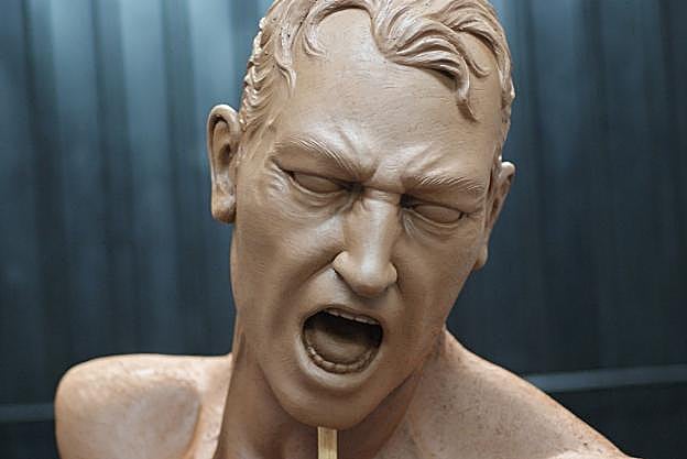 Busto de gran expresividad. 