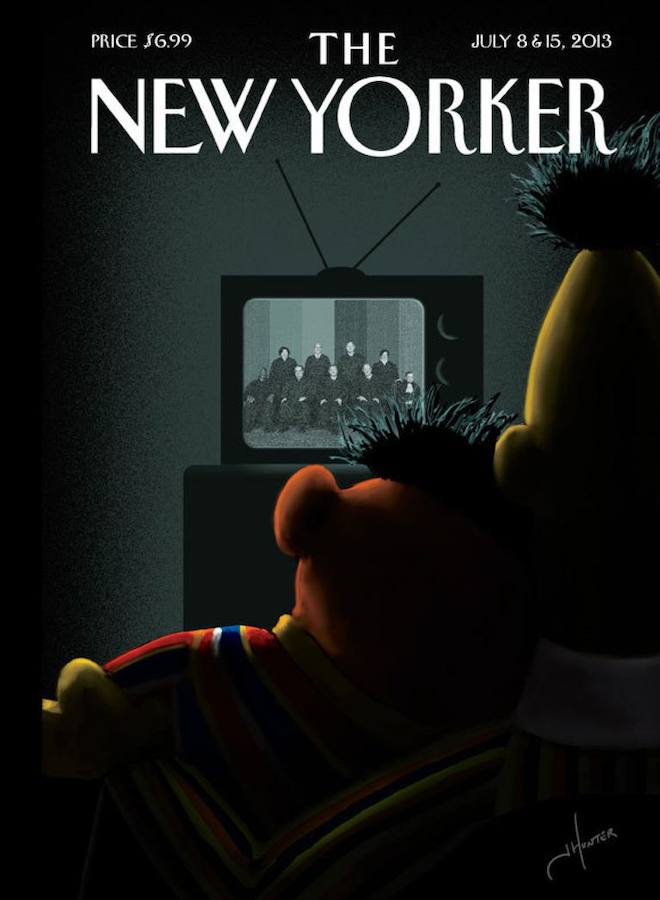 Portada de la revista The New Yorker protagonizada por Epi y Blas.