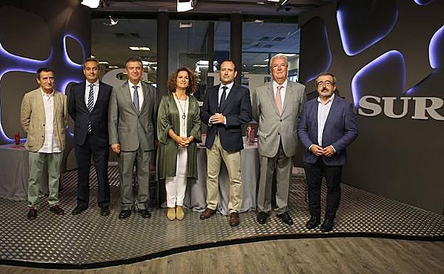 Los participantes en la mesa celebrada en SUR. 