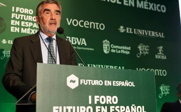 Iñaki Arechabaleta, durante su intervención. 