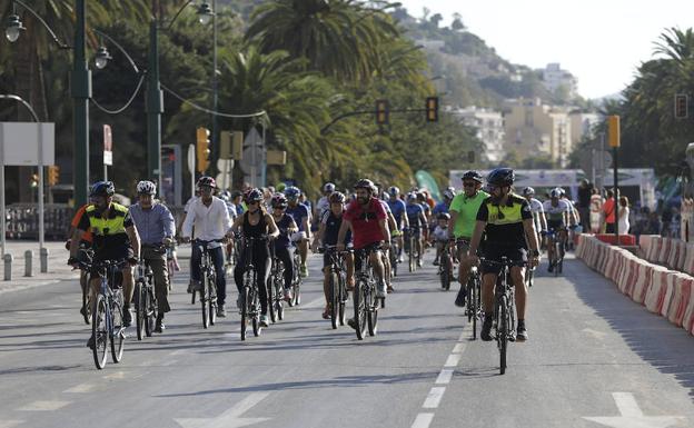 Alta participación ciudadana en la Semana Europea de la Movilidad en Málaga