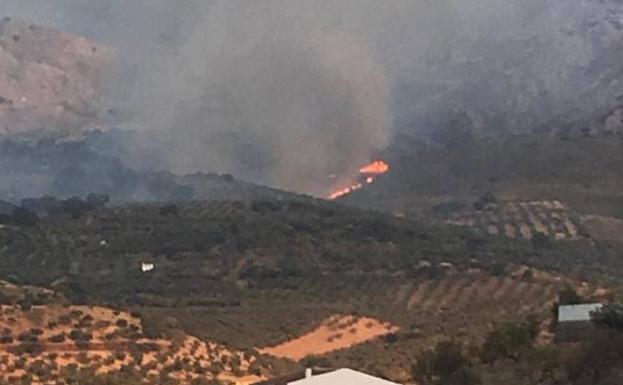 Controlado el incendio forestal en El Burgo