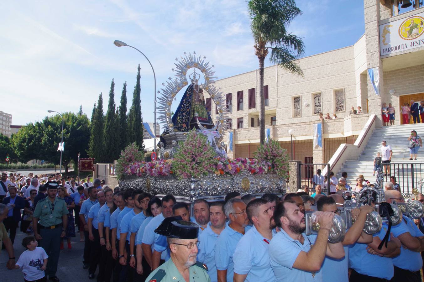 Fotos: Procesión de la Virgen de la Cabeza en la barriada Palma-Palmilla de Málaga