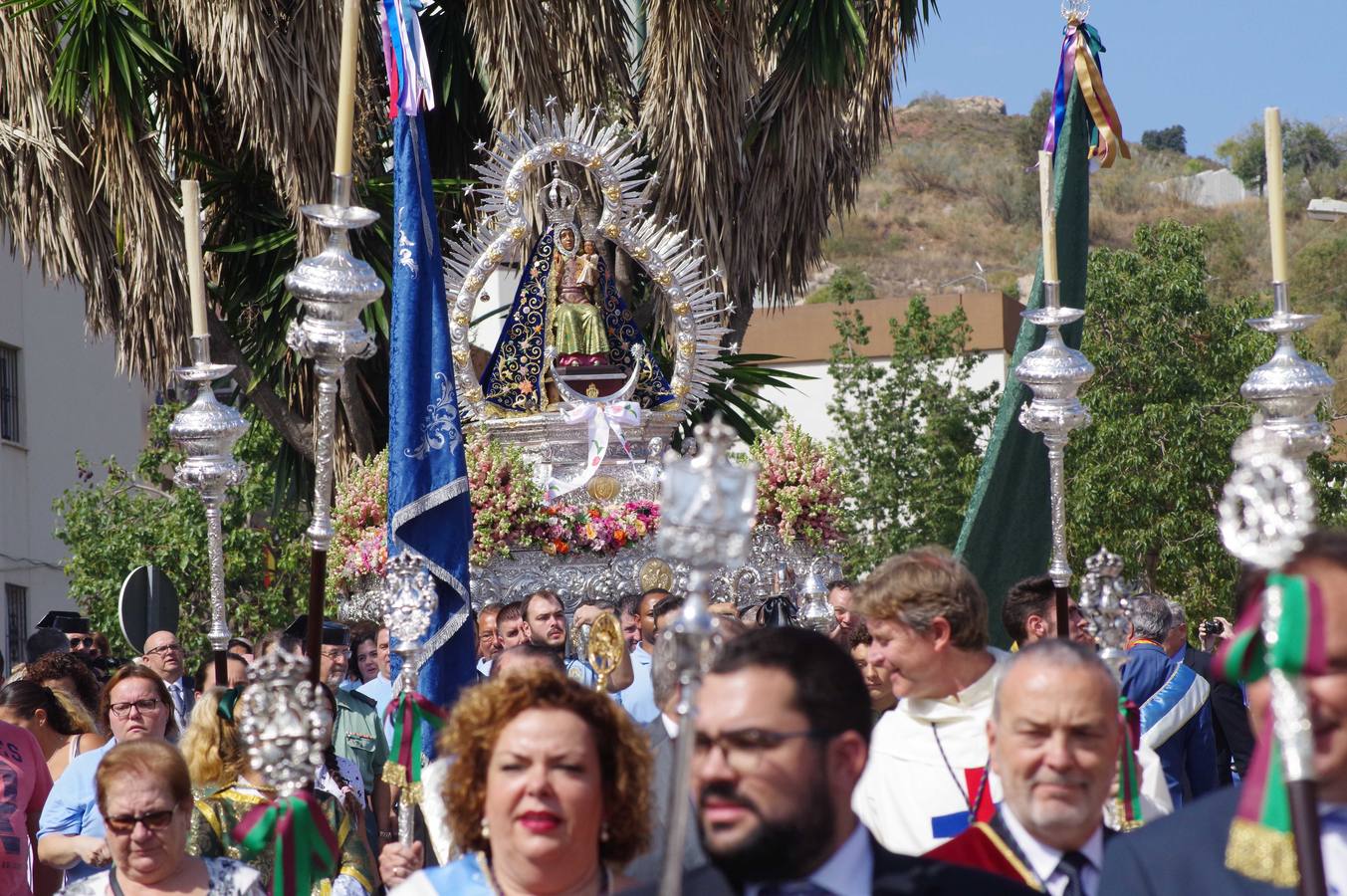Fotos: Procesión de la Virgen de la Cabeza en la barriada Palma-Palmilla de Málaga