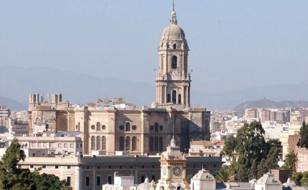 Vista de la Catedral de Málaga. 