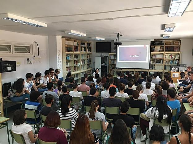 Charlas en el instituto Mar de Alborán. :: ch. m.