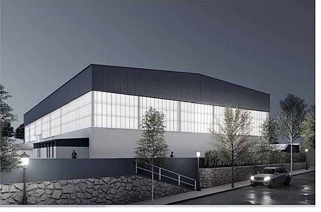 Recreación del cerramiento que se va a construir. :: sur