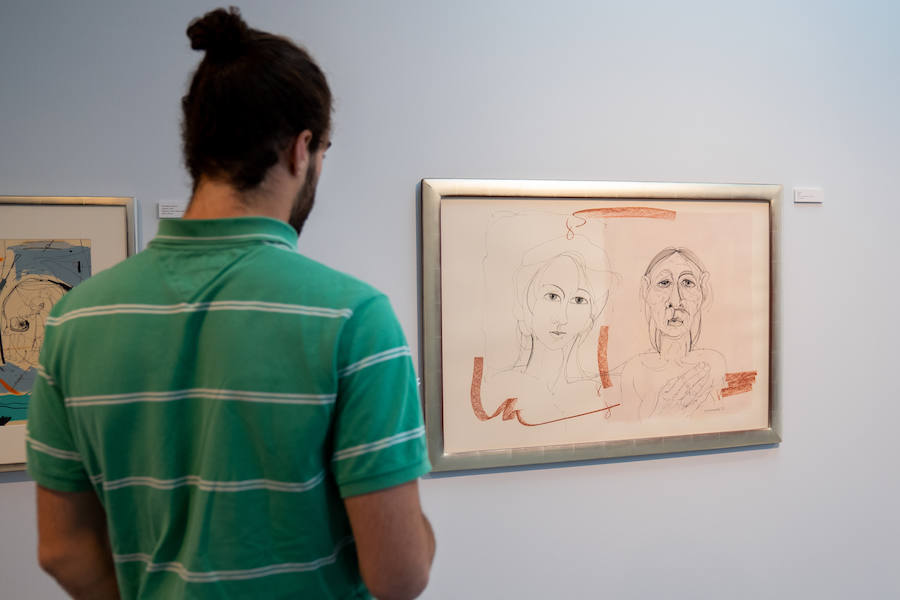 Una exposición reivindica al pintor malagueño, artista expresionista en constante evolución que no dejó de pintar ni cuando la visión le falló