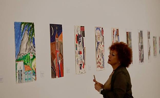 Obras de la exposición. 