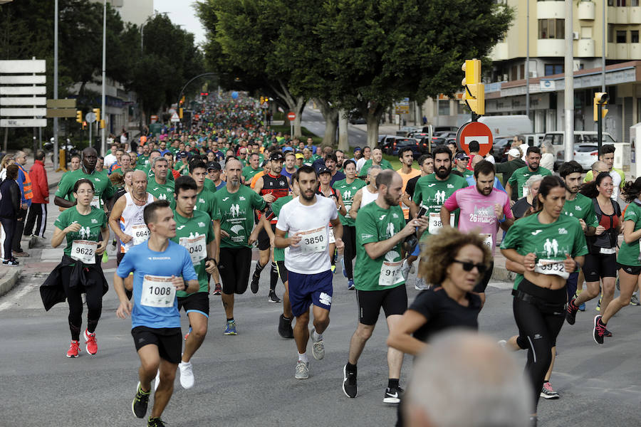 Más de 18.000 personas corrieron por las calles de Málaga en la 40 edición de esta tradicional prueba popular