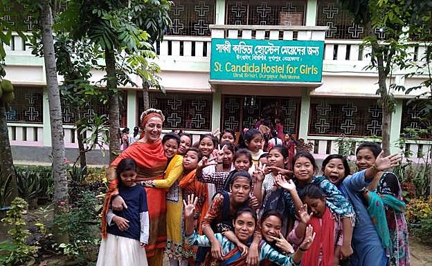 Almuerzo solidario para el mantenimiento de un colegio en Bangladesh