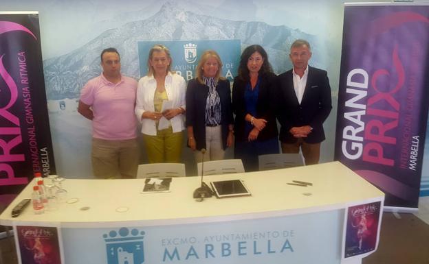 Mérida, Caracuel, Muñoz, Bautista y Madroñal, en la presentación. 