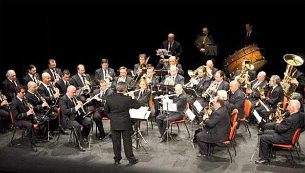Imagen de archivo de la Banda Municipal, hoy compuesta por sólo 16 integrantes.