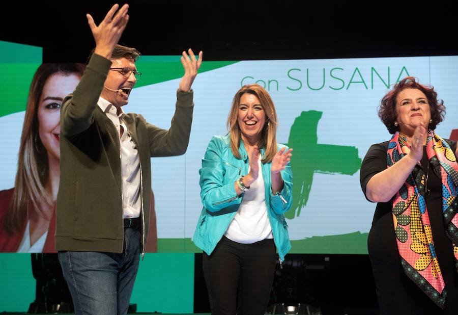 Susana Díaz, arrancó su campaña en Granada.