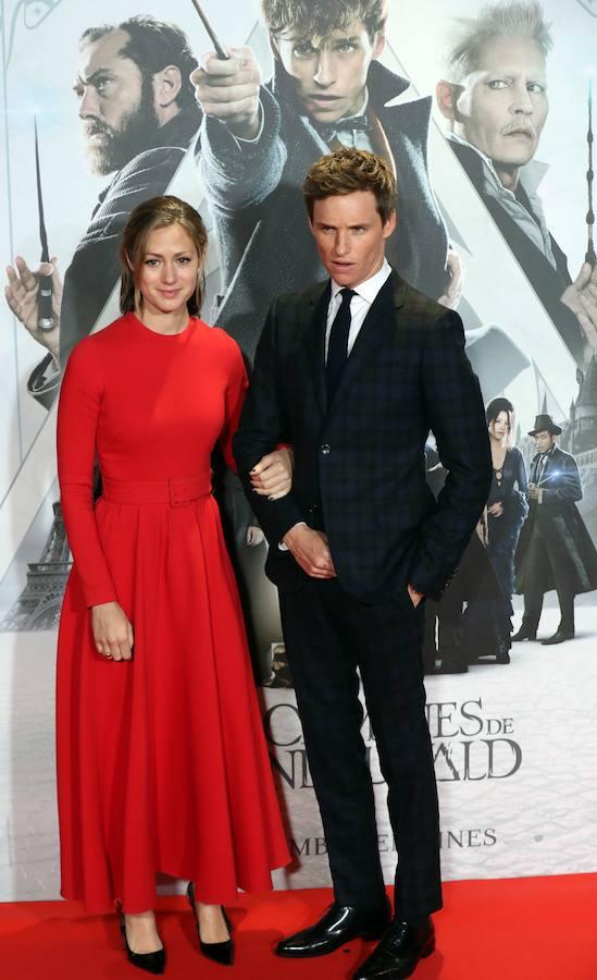 Los actores de la nueva película posaron durante el preestreno en Madrid