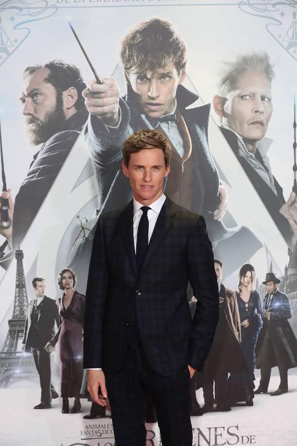 Los actores de la nueva película posaron durante el preestreno en Madrid