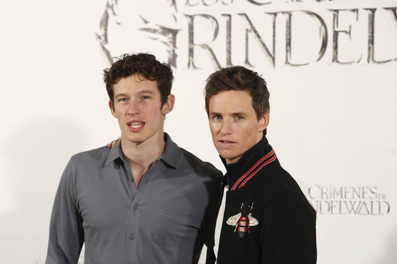 Los actores de la nueva película posaron durante el preestreno en Madrid