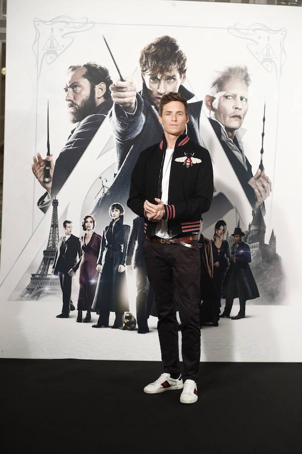 Los actores de la nueva película posaron durante el preestreno en Madrid