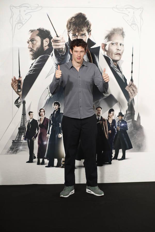 Los actores de la nueva película posaron durante el preestreno en Madrid