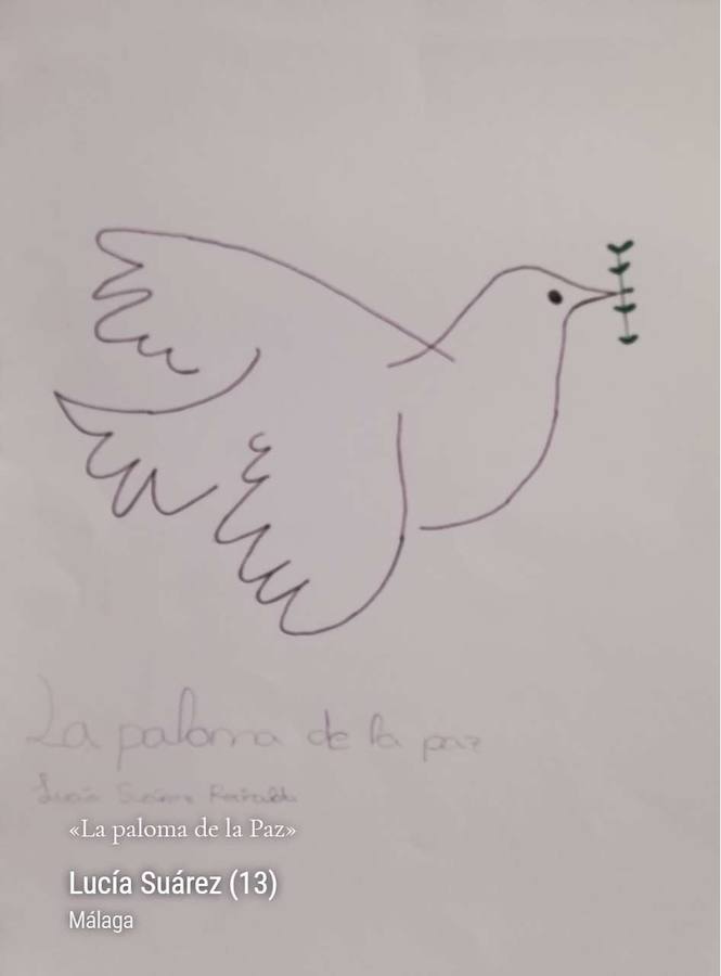 La Orquesta Sinfónica Provincial estrenará en el Martín Carpena la obra compuesta por Yuri Chugúyev en un concierto organizado por la Fundación Orden de la Paz, dentro de los actos del Octubre Picassiano. Niños y niñas de hasta 16 años pueden participar a través de un concurso de dibujo y verán sus trabajos proyectados durante el concierto en una pantalla gigante. Vota y participa:  http://ordendelapaz.org / Dibujo de: Lucía Suárez (13). Málaga