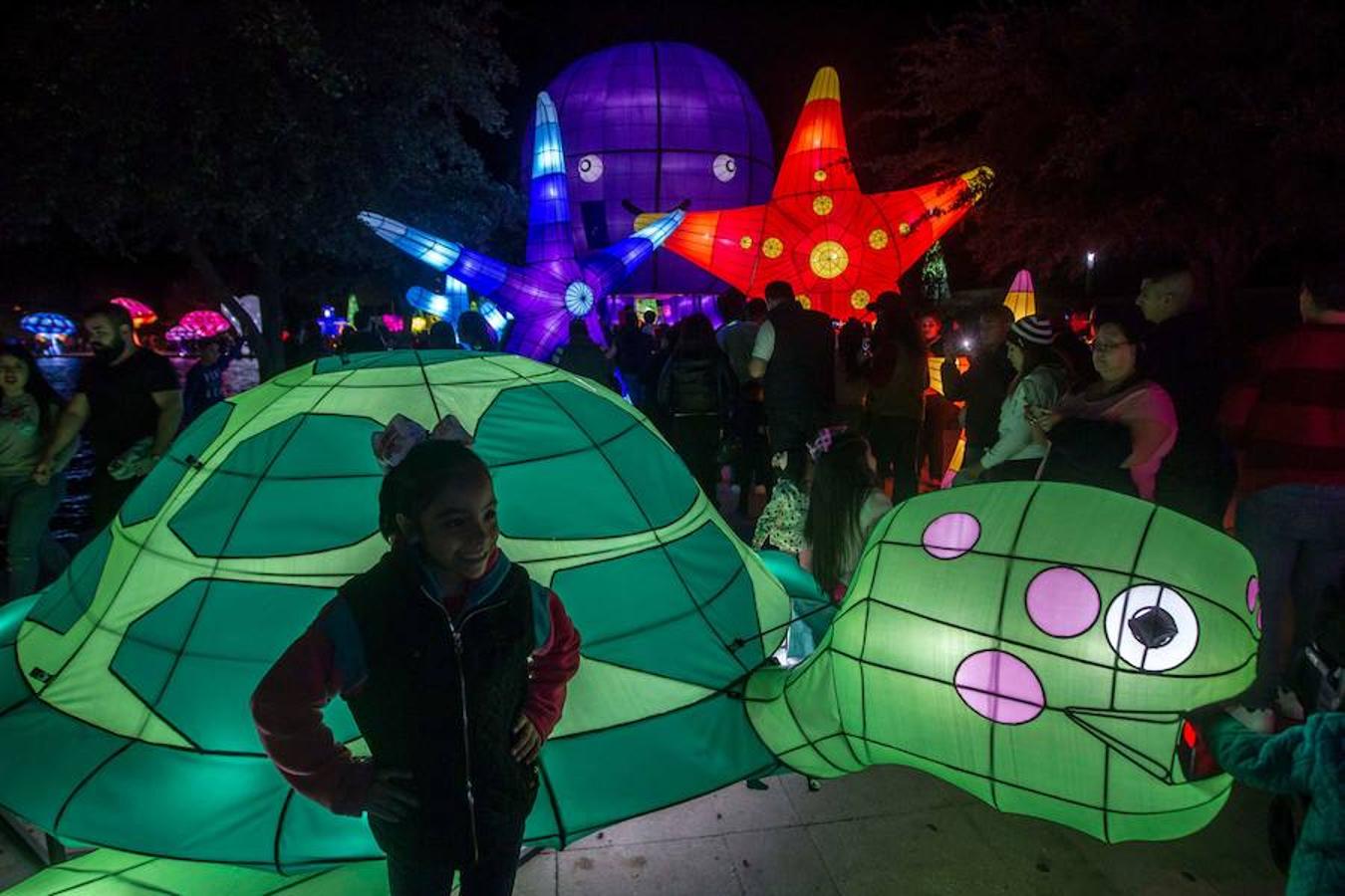 El acontecimiento luminoso comenzó el pasado jueves por las calles de la ciudad mexicana de Monterrey