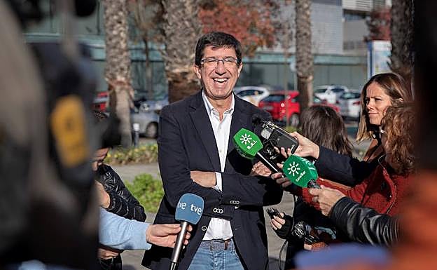 Marín, tras un acto esta mañana.