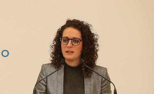 Gloria Ruiz, en la apertura del foro. 