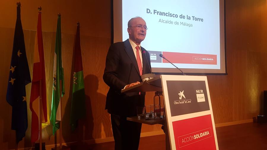 SUR y La Caixa reconocen a cinco entidades por su compromiso con los más desfavorecidos: Fundación Secretariado Gitano, Prodiversa, Altamar, Comedor Santo Domingo y Autismo Málaga