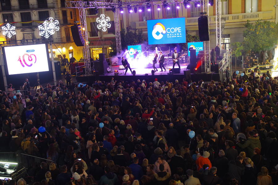 Las zonas emblemáticas de la ciudad se han iluminado este año con 2.062.104 puntos de luz leds de energía eficiente, una cifra algo superior a la del año pasado 