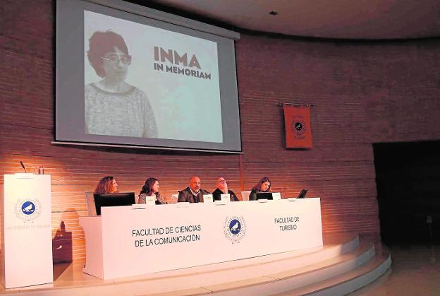 Silvia Olmedo, Bella Palomo, Juan Francisco Gutiérrez, Ferran Fernández y Laura Teruel. :: crónica