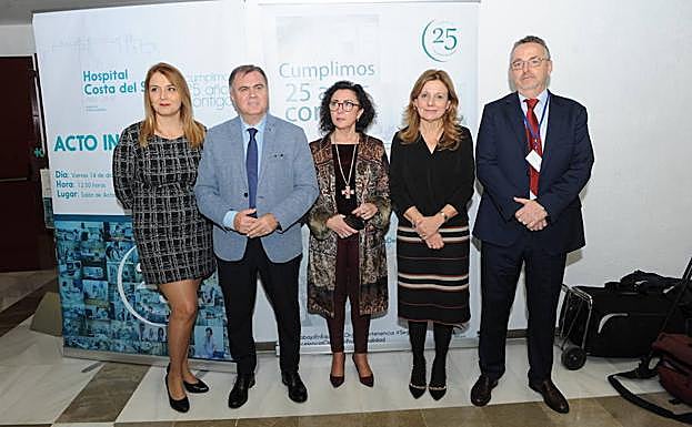 Ana Isabel González, Francisco Fernández, Isabel Baena, Marina Álvarez y Torcuato Romero. 