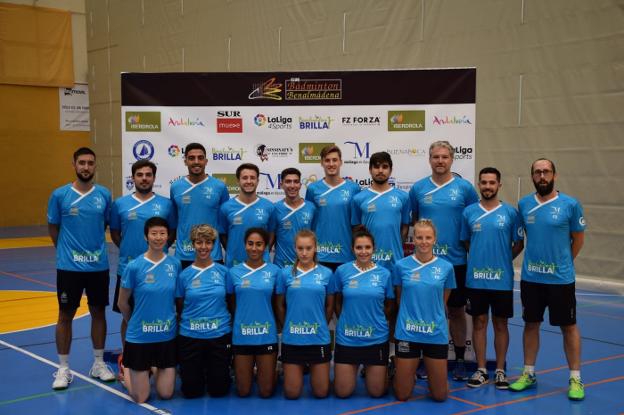 Plantilla del Bádminton Benalmádena esta temporada. :: sur