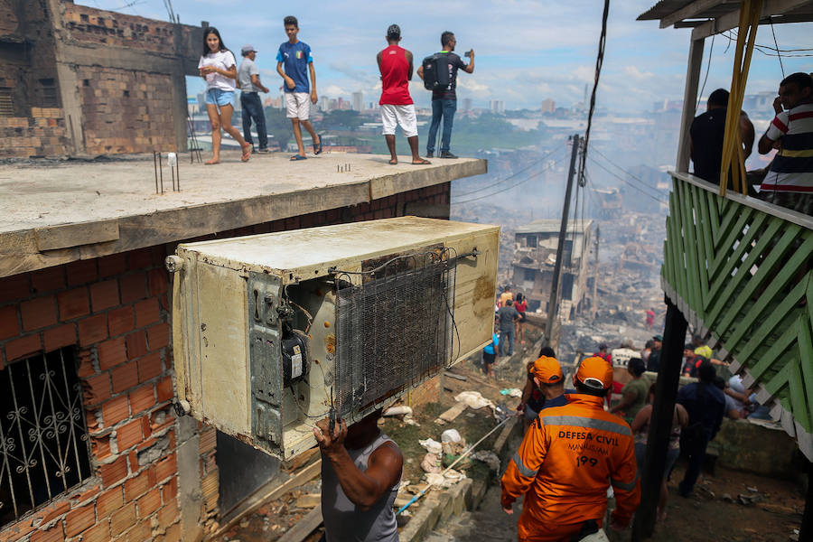 Las instantáneas más destacadas del fuego que ha arrasado a esta ciudad brasileña