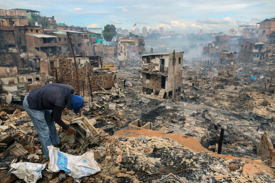 Las instantáneas más destacadas del fuego que ha arrasado a esta ciudad brasileña