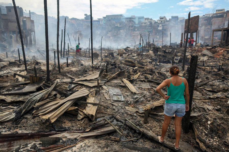 Las instantáneas más destacadas del fuego que ha arrasado a esta ciudad brasileña