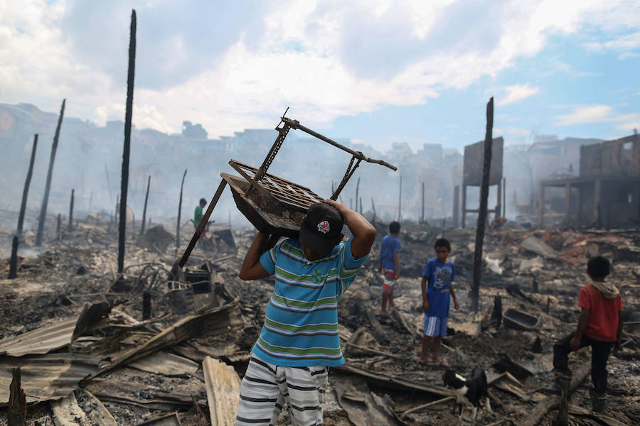 Las instantáneas más destacadas del fuego que ha arrasado a esta ciudad brasileña