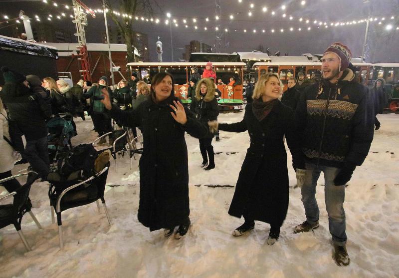 La capital de Lituania disfruta de uno de los mercados de Navidad más curiosos, con emplazamiento en la Estación de la ciudad