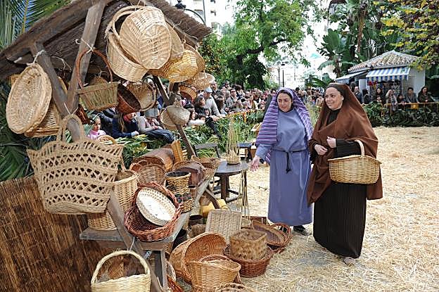 Cestería del Belén de la Alameda. 