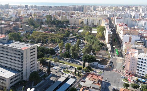 Recreación del proyecto para la llegada del metro en superficie hasta el Hospital Civil. 