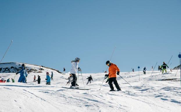 La zona de Anayet, de debutantes, una de las que se encuentran abiertas en Formigal-Panticosa